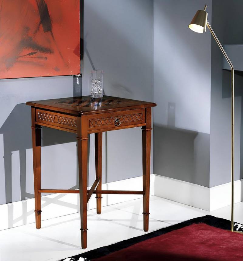 Xlmoebel Konsolentisch Möbel mit Schachbrett-Design aus Holz für das Wohnzimmer (Konsolentisch), Hergestellt in Europa von Xlmoebel