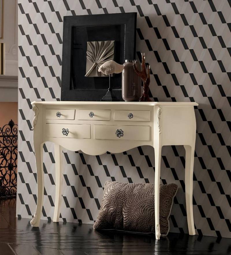 Xlmoebel Konsolentisch Neu Italienische Eiche Telefon Konsole Sideboard Möbelstück (Konsolentisch), Hergestellt in Europa von Xlmoebel