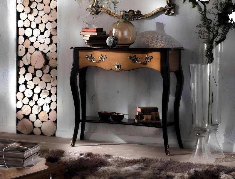 Xlmoebel Konsolentisch Neue Luxus Holz Konsole Tisch Sideboard - Konsolentisch aus (Konsolentisch), Hergestellt in Europa von Xlmoebel