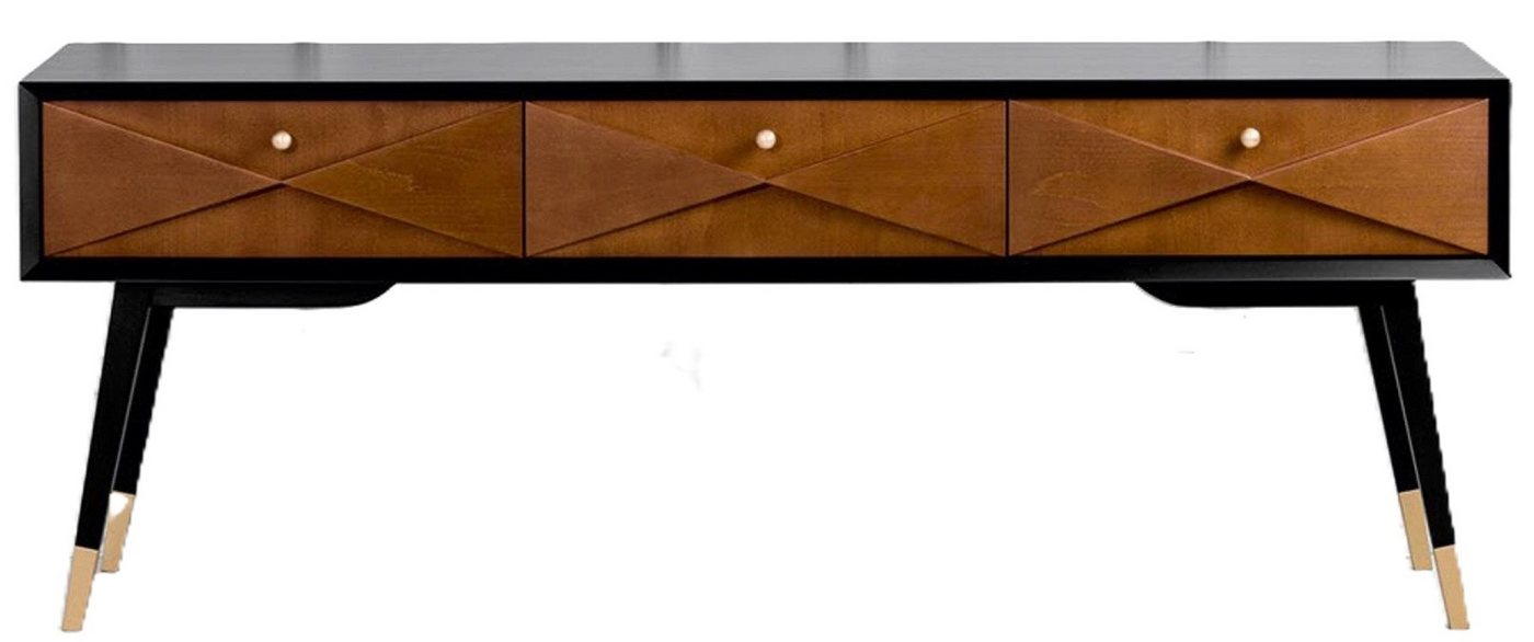 Xlmoebel Konsolentisch Neuer moderner brauner Luxus-Holz-Konsolentisch mit Konsole (1-St., Konsolentisch), Hergestellt in Europa von Xlmoebel
