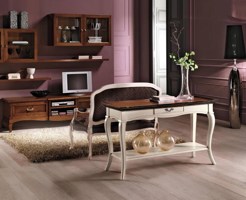 Xlmoebel Konsolentisch Neuer weißer Holz-Nachttisch für das Schlafzimmer mit modernem Design (Konsolentisch), Hergestellt in Europa von Xlmoebel