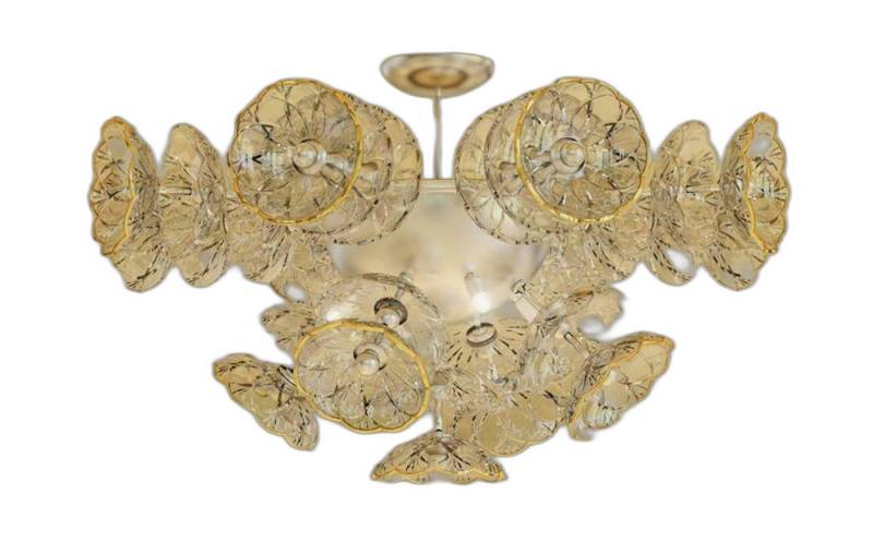 Xlmoebel Kronleuchter Deckenlampe Hängend Pendelleuchte Luster Elite Bohemia Blüte, Hergestellt in Europa Xlmoebel Kronleuchter Deckenlampe Hängend Pendelleuchte Luster Elite Bohemia Blüte, Hergestellt in Europa von Xlmoebel