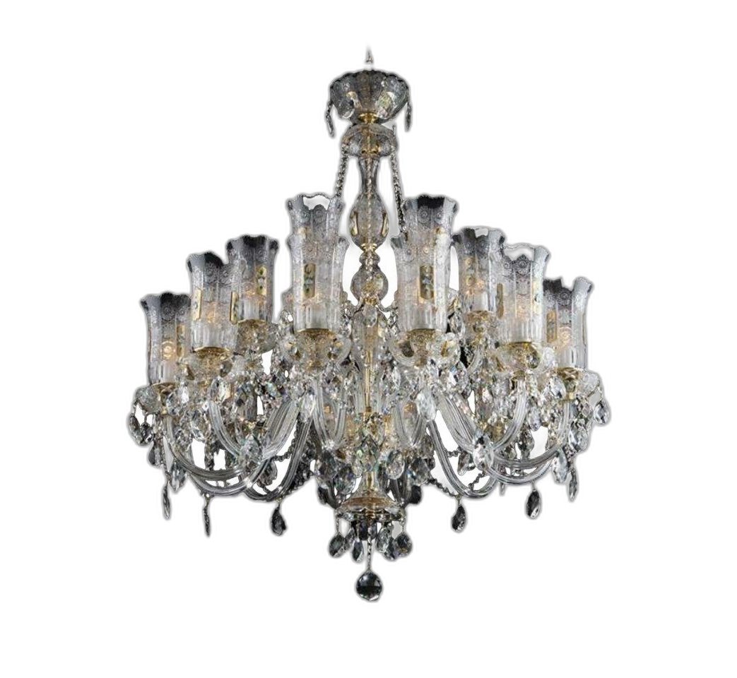 Xlmoebel Kronleuchter Deckenlampe Kristall Kronenleuchte Elite Bohemia, Hergestellt in Europa von Xlmoebel