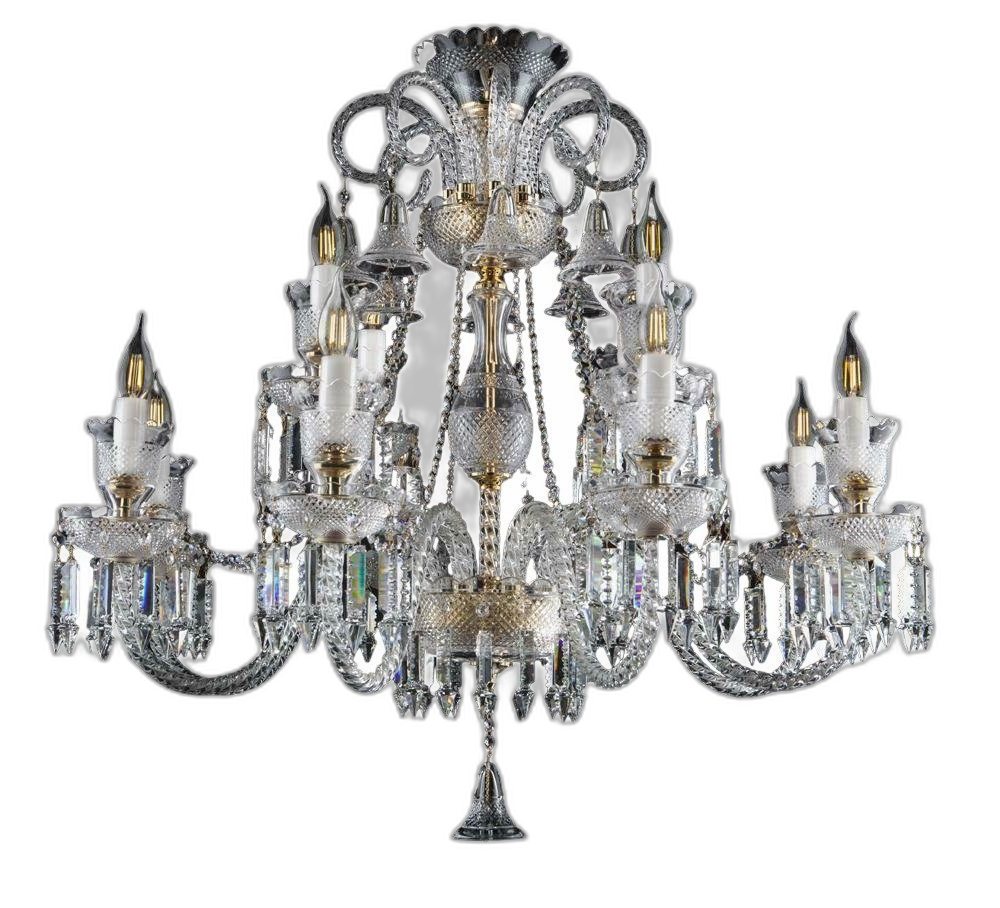 Xlmoebel Kronleuchter Deckenleuchte Kristalllüster Elite Bohemia Kronenlampe, Hergestellt in Europa von Xlmoebel