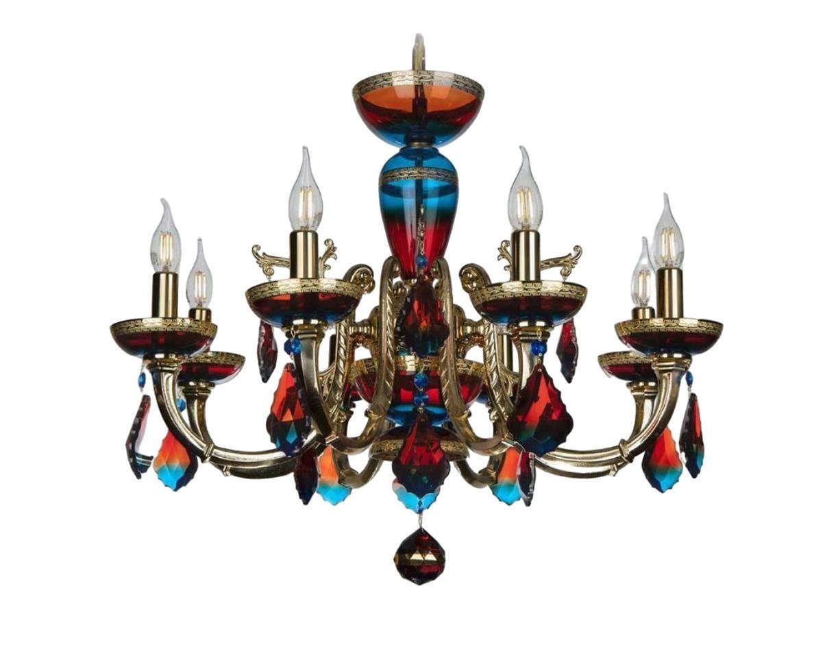 Xlmoebel Kronleuchter Design Bohemia Deckenleuchte Farbige Kristalllampe Lichtquellen, Hergestellt in Europa Xlmoebel Kronleuchter Design Bohemia Deckenleuchte Farbige Kristalllampe Lichtquellen, Hergestellt in Europa von Xlmoebel