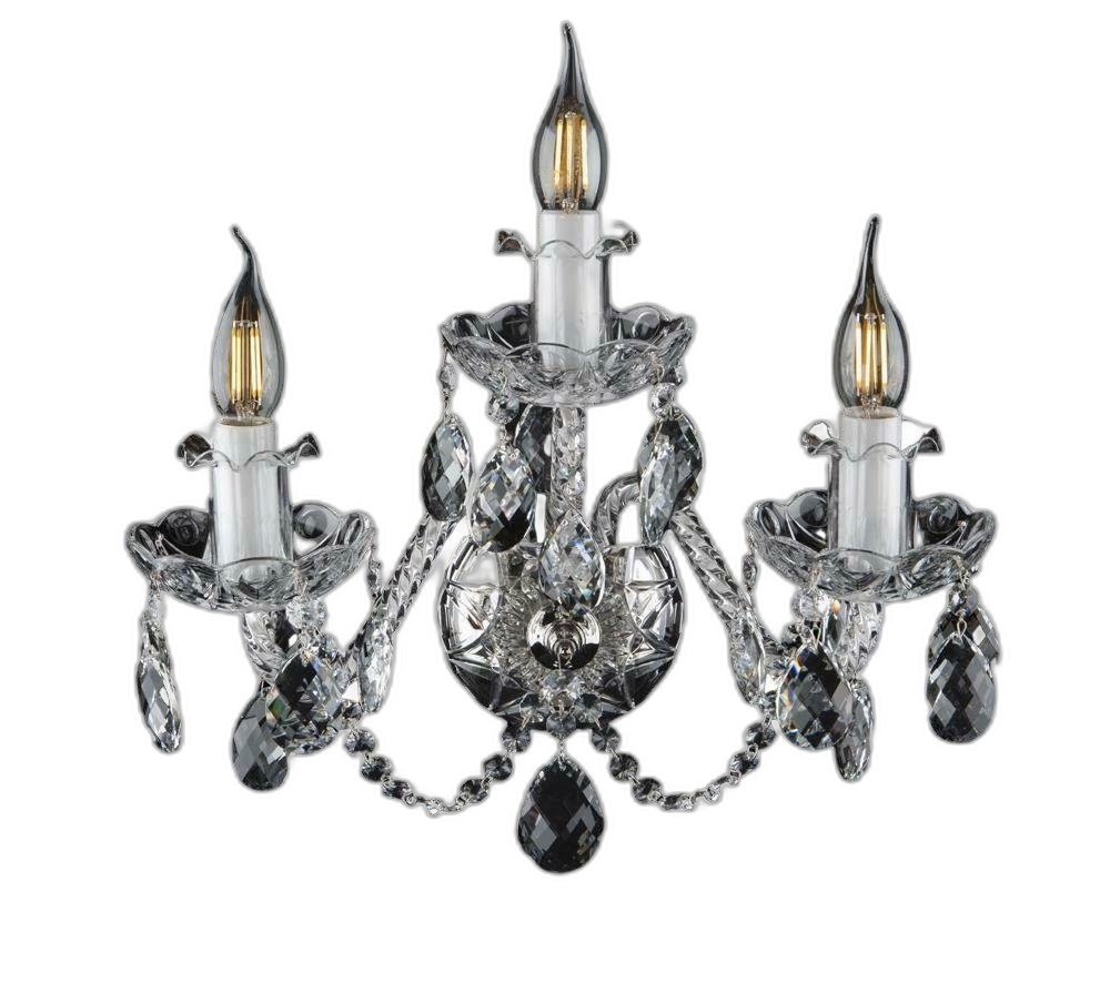 Xlmoebel Kronleuchter Kristallglas Wandbeleuchtung Kronenleuchte Wohnraum Elite Bohemia, Hergestellt in Europa von Xlmoebel