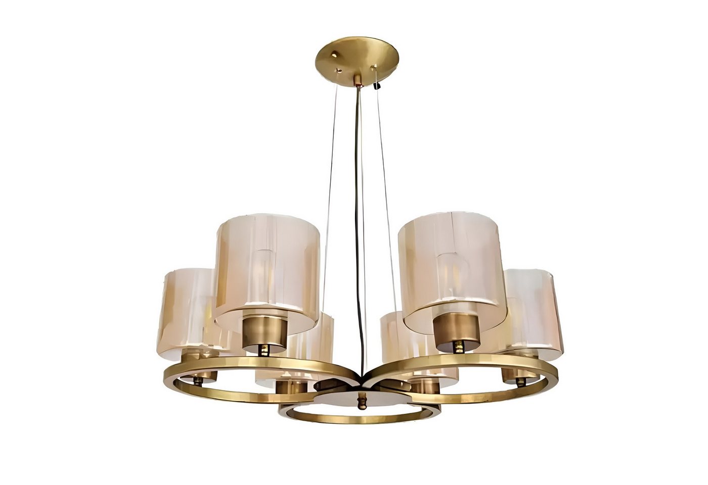 Xlmoebel Hängeleuchte Zeitgemäßer Lüster Wohnraum Deckenlampe Luxus Neu Glas, Hergestellt in Europa Xlmoebel Hängeleuchte Zeitgemäßer Lüster Wohnraum Deckenlampe Luxus Neu Glas, Hergestellt in Europa von Xlmoebel