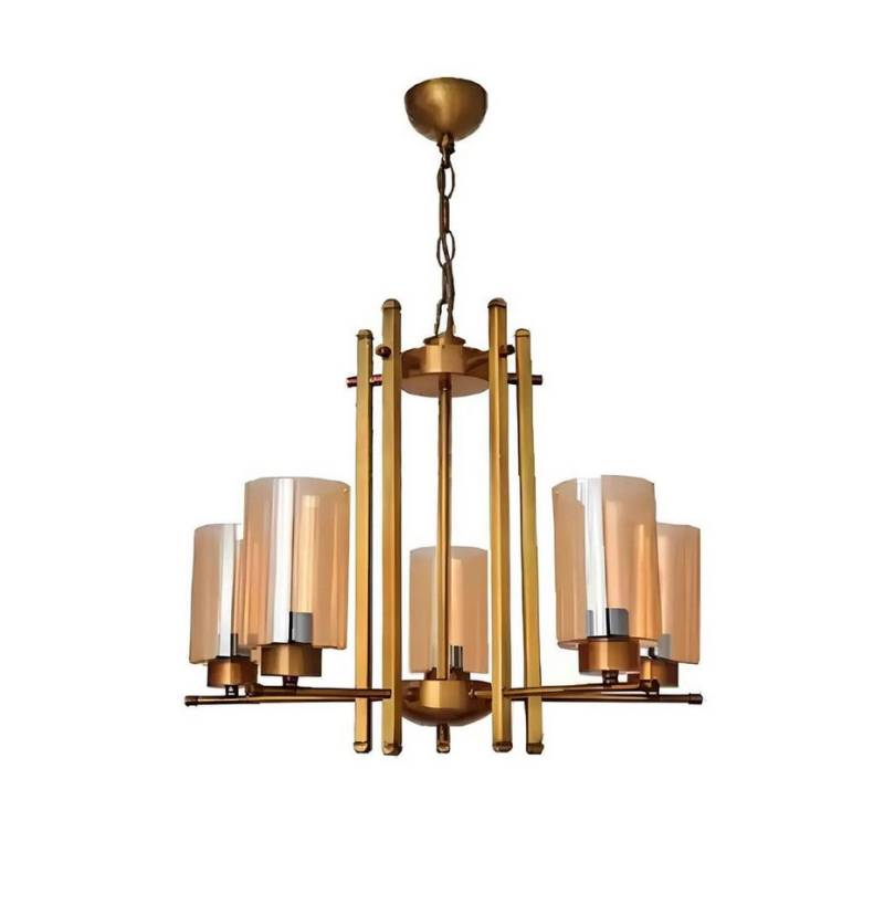 Xlmoebel Kronleuchter Zeitgenössischer Deckenleuchter Wohnraum Hängelampe Glas neu Premium, Hergestellt in Europa von Xlmoebel