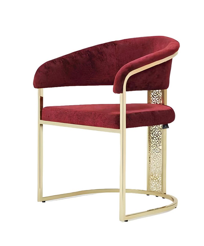 Xlmoebel Armlehnstuhl Luxuriöser Stuhl für das Esszimmer in glänzendem Edelstahl prächtig (1 St), Hergestellt in Europa Xlmoebel Armlehnstuhl Luxuriöser Stuhl für das Esszimmer in glänzendem Edelstahl prächtig (1 St), Hergestellt in Europa von Xlmoebel