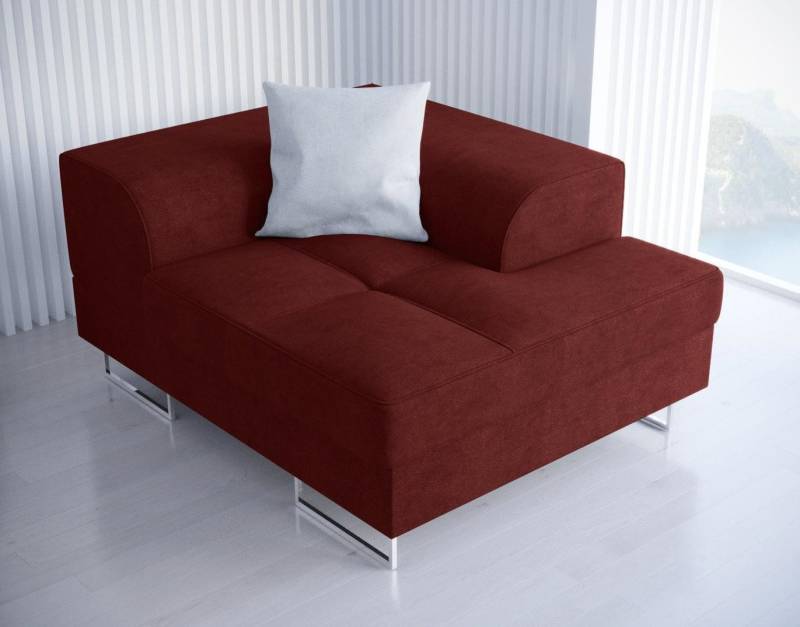 Xlmoebel Loungesessel Luxuriöser Textil-Loungesessel mit Design für entspanntes Fernsehen (1-St., Sessel), Hergestellt in Europa von Xlmoebel
