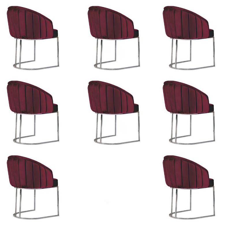 Xlmoebel Polsterstuhl 8er Möbelset Esszimmer Stühle mit Polsterung (8 St), Hergestellt in Europa Xlmoebel Polsterstuhl 8er Möbelset Esszimmer Stühle mit Polsterung (8 St), Hergestellt in Europa von Xlmoebel