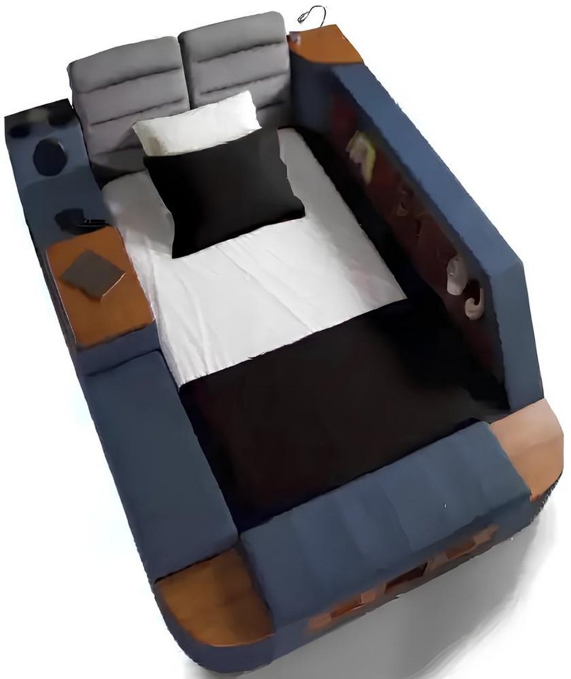 Xlmoebel Polsterbett Vielseitiges Doppelbett Modernes Rahmenbett 180 x 200cm (1-tlg), Hergestellt in Europa von Xlmoebel