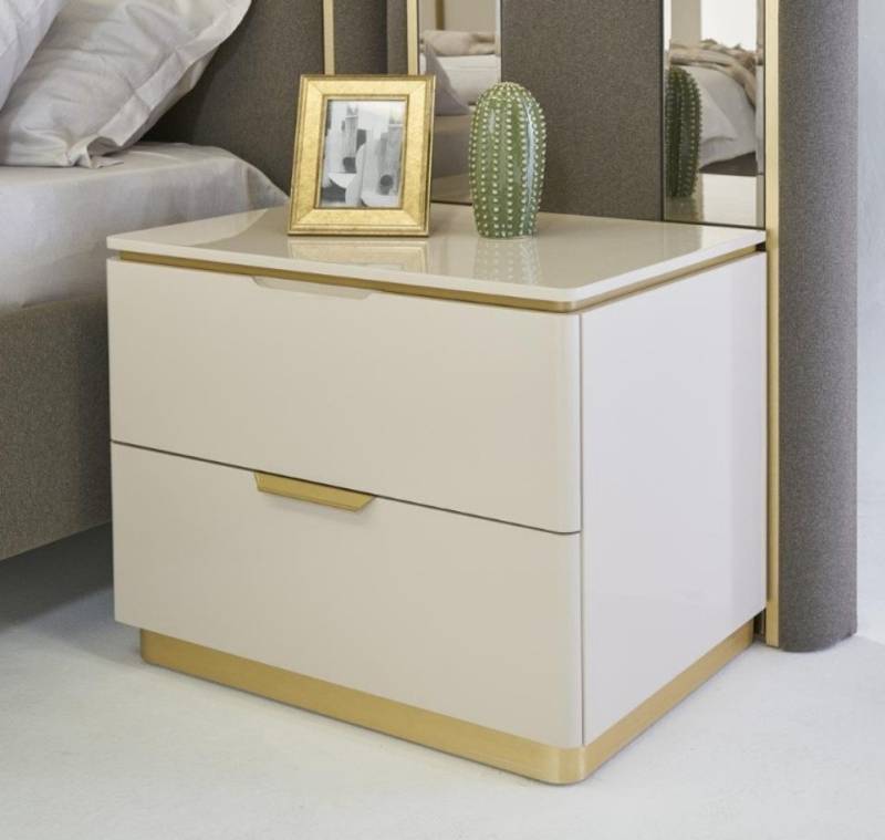 Xlmoebel Nachttisch Design Konsole Tische Schlafzimmer Holz Nachttisch SOFORT (2-St., 2x Nachttischen), Made in Europa von Xlmoebel