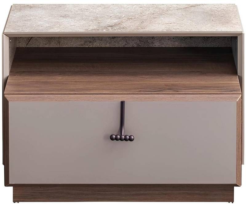 Xlmoebel Nachttisch Gruppe von Nachttischen in Grau (Gruppe Nachttische), Hergestellt in Europa von Xlmoebel