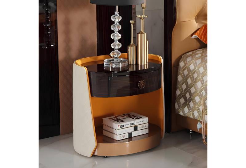 Xlmoebel Nachttisch Hochwertige Luxus-Nachttisch-Konsole im Designer-Stil für das (Nachttisch), Hergestellt in Europa von Xlmoebel