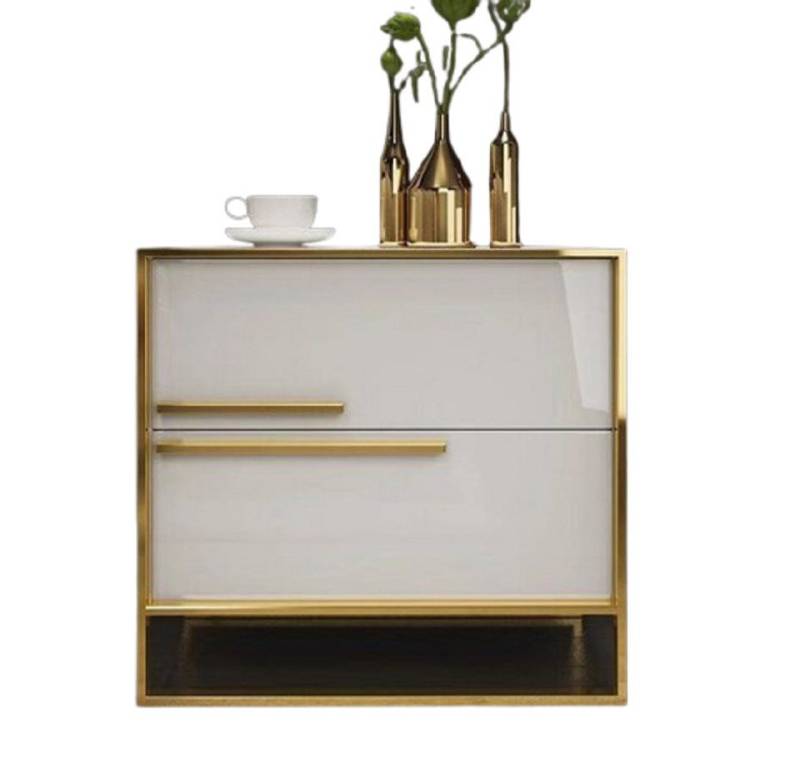 Xlmoebel Nachttisch Konsole für Nachttisch im Schlafzimmer-Design aus Holz (1-St., Nachttisch), Hergestellt in Europa von Xlmoebel