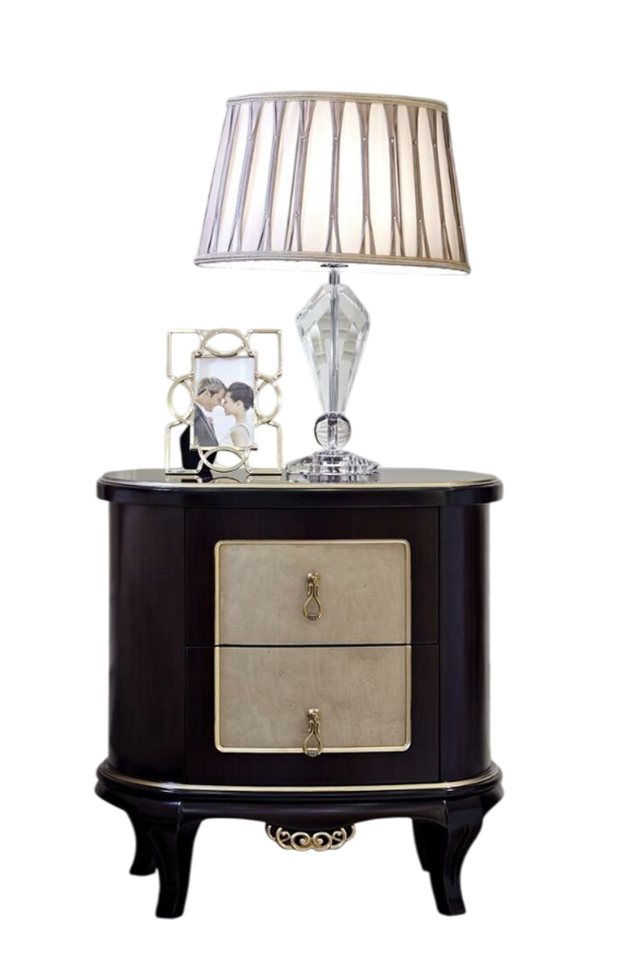 Xlmoebel Nachttisch Luxuriöse Glanz-Konsolen für das Schlafzimmer (Nachttisch), Hergestellt in Europa von Xlmoebel