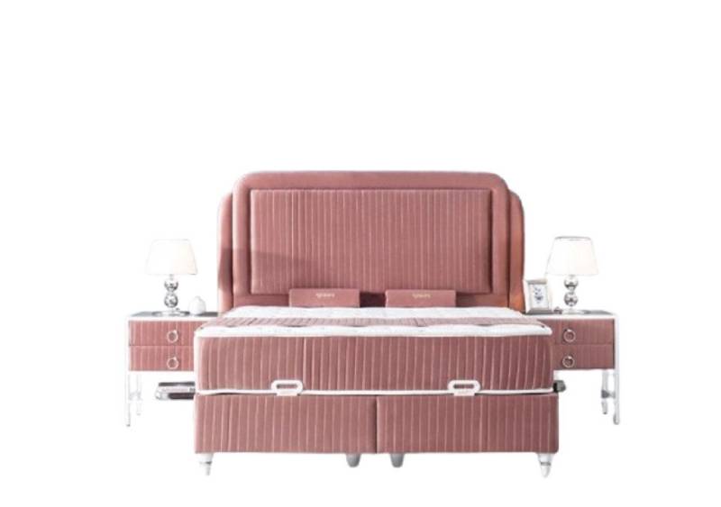 Xlmoebel Nachttisch Moderne rosa Nachttischkonsole in einem stilvollen Design - 1 Stück. (1-St., Nachttisch), Hergestellt in Europa von Xlmoebel