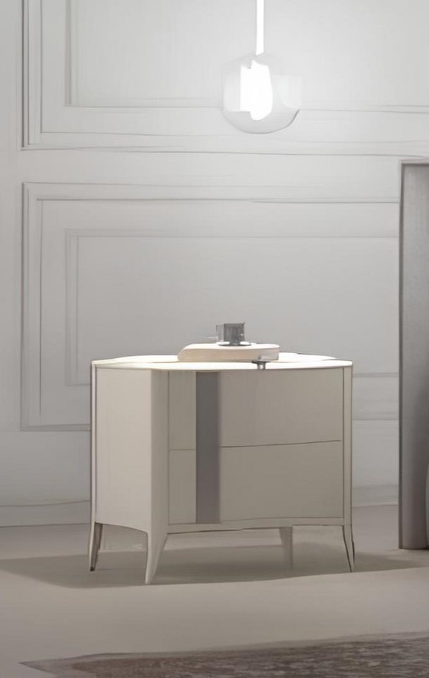 Xlmoebel Nachttisch Beistelltisch für Schlafzimmermöbel im eleganten italienischen Design (1-St., Nachttisch), Hergestellt in Europa von Xlmoebel