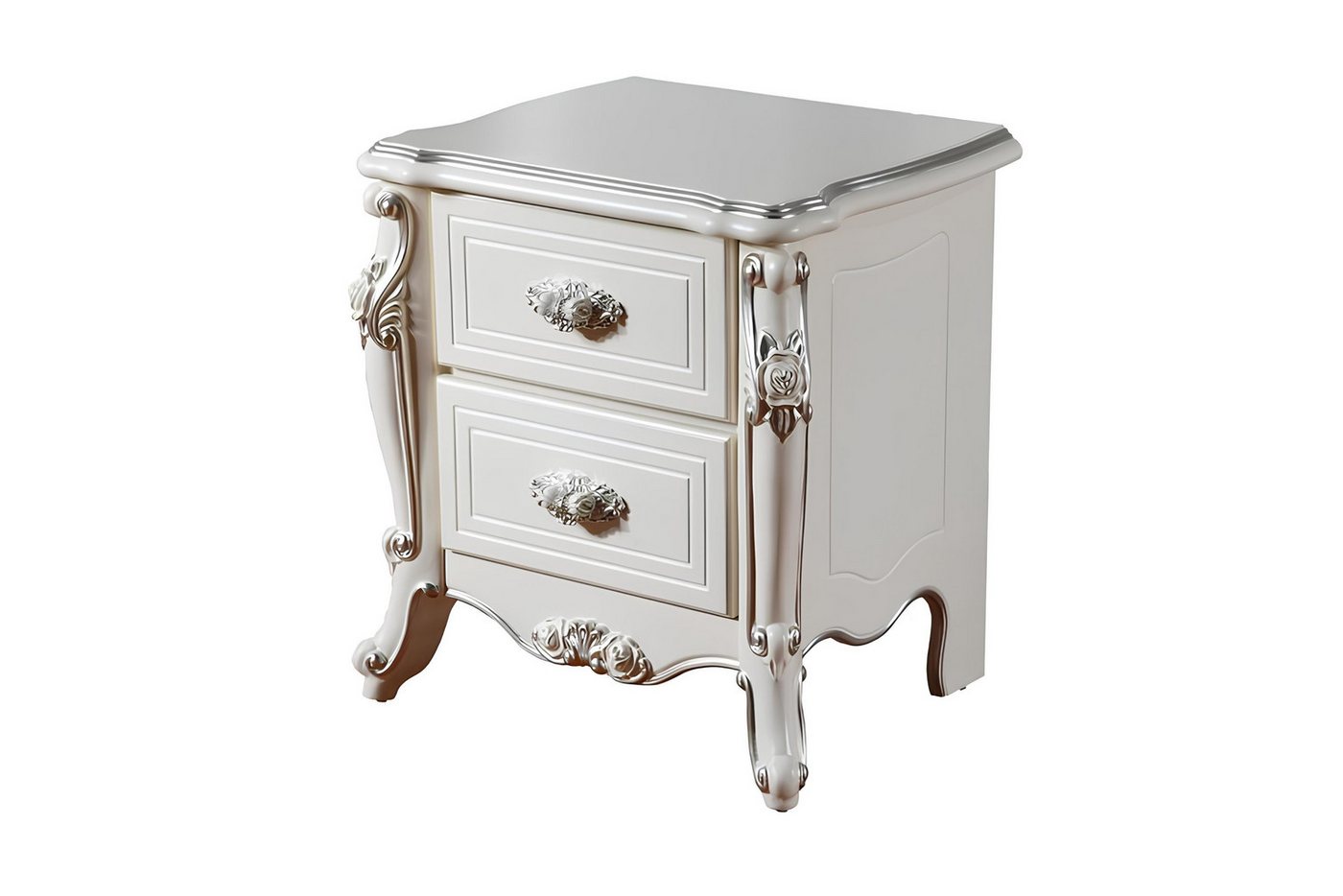 Xlmoebel Nachttisch Neu: Set von 2 Nachttischen im italienischen Möbelstil für das (2x Nachttisch 3108B), Hergestellt in Europa von Xlmoebel