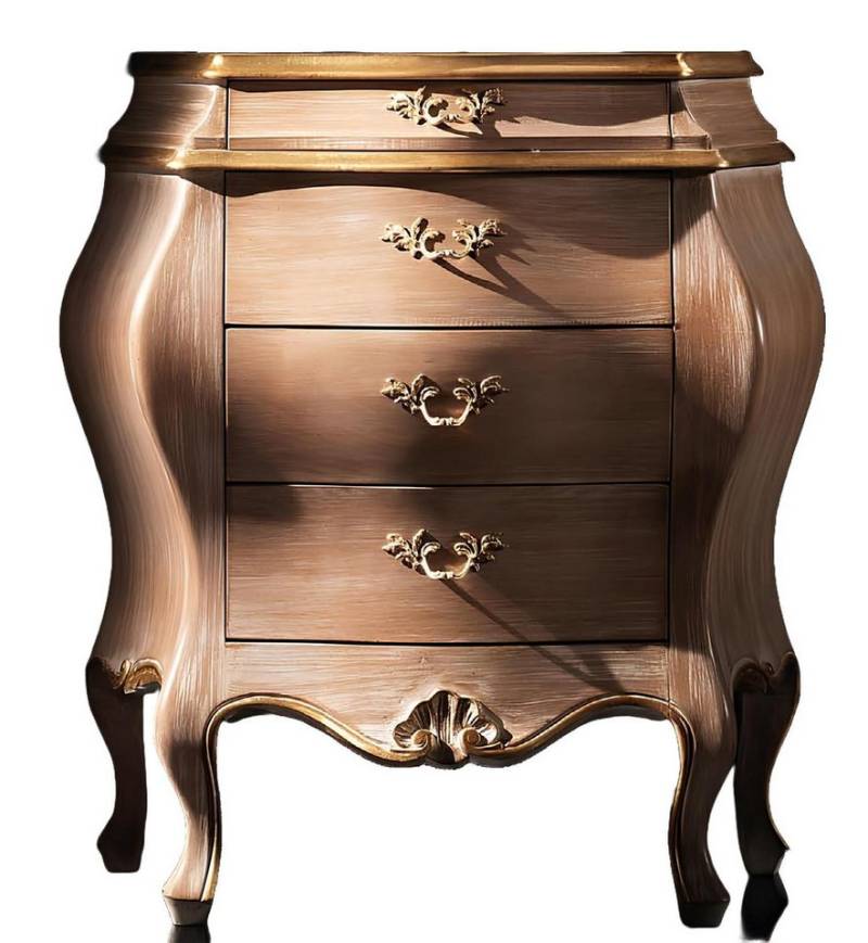 Xlmoebel Nachttisch Neuer Beistelltisch aus Holz für das Schlafzimmer mit Design (1-St., Nachttisch), Hergestellt in Italy von Xlmoebel