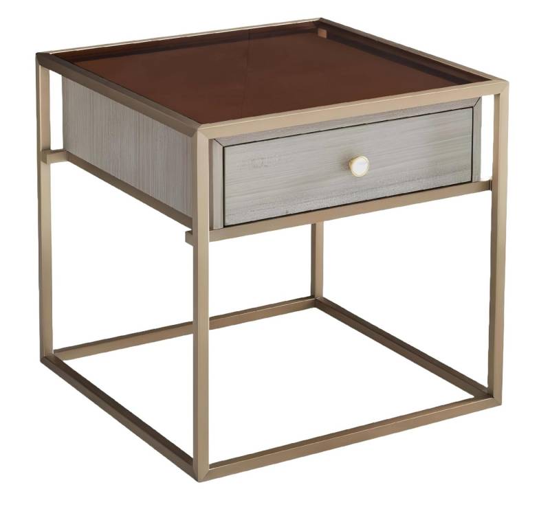 Xlmoebel Nachttisch Neuer Luxus Design Nachttisch Beistelltisch im italienischen Stil - (Nachttisch), Hergestellt in Europa von Xlmoebel