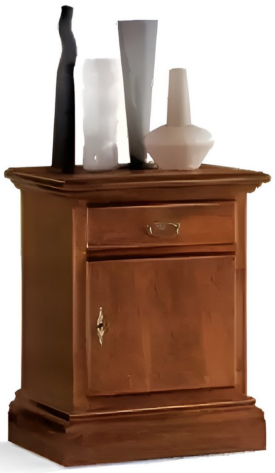 Xlmoebel Nachttisch Neuer luxuriöser Holz-Nachtisch mit modernem Design und Konsole (1-St., Nachttisch), Hergestellt in Europa von Xlmoebel