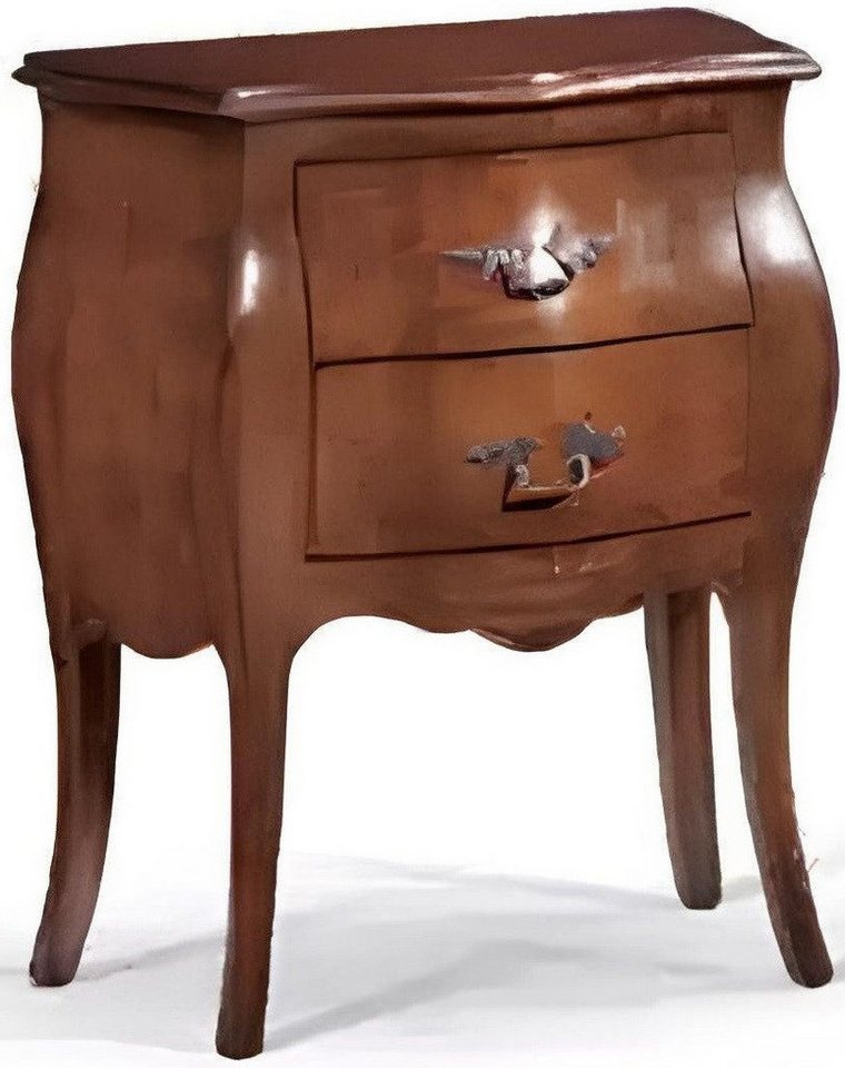 Xlmoebel Nachttisch Neuer luxuriöser Holz-Nachttisch mit Design-Konsole (1-St., Nachttisch), Hergestellt in Italy von Xlmoebel