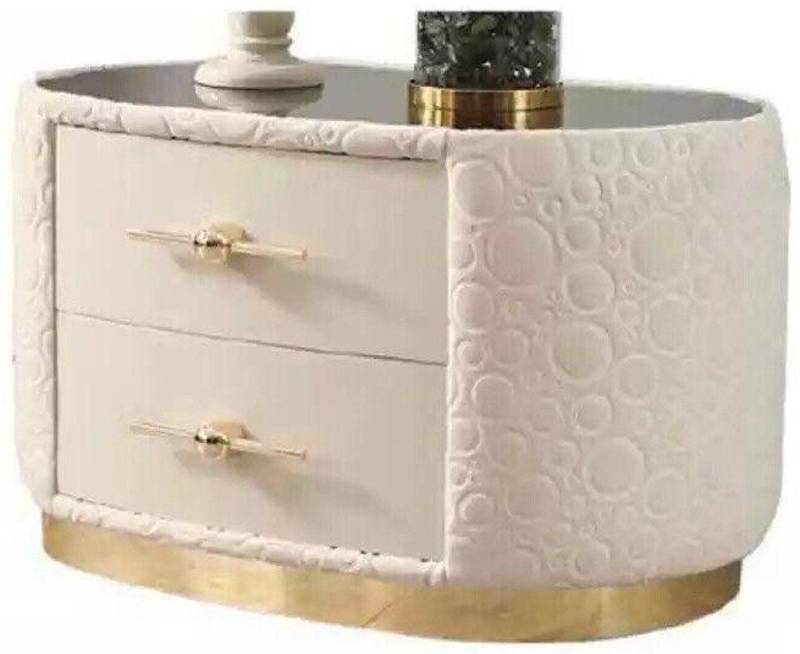 Xlmoebel Nachttisch Neuer weißer Beistelltisch im modernen Design t (1-St., Nachttisch), Hergestellt in Europa von Xlmoebel