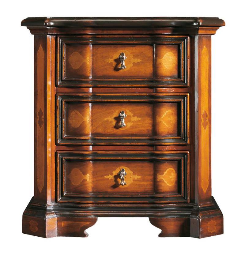 Xlmoebel Nachttisch Traditioneller Braun Design Nachttisch Nachtkonsole Möbel (1-St., Nachttisch), Hergestellt in Europa von Xlmoebel