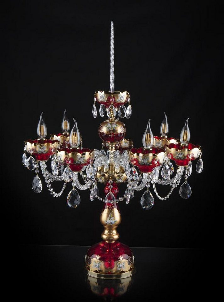 Xlmoebel Nachttischlampe Antik Stil Tischlampe Kristall Kronenleuchte Tischlicht, Hergestellt in Europa von Xlmoebel