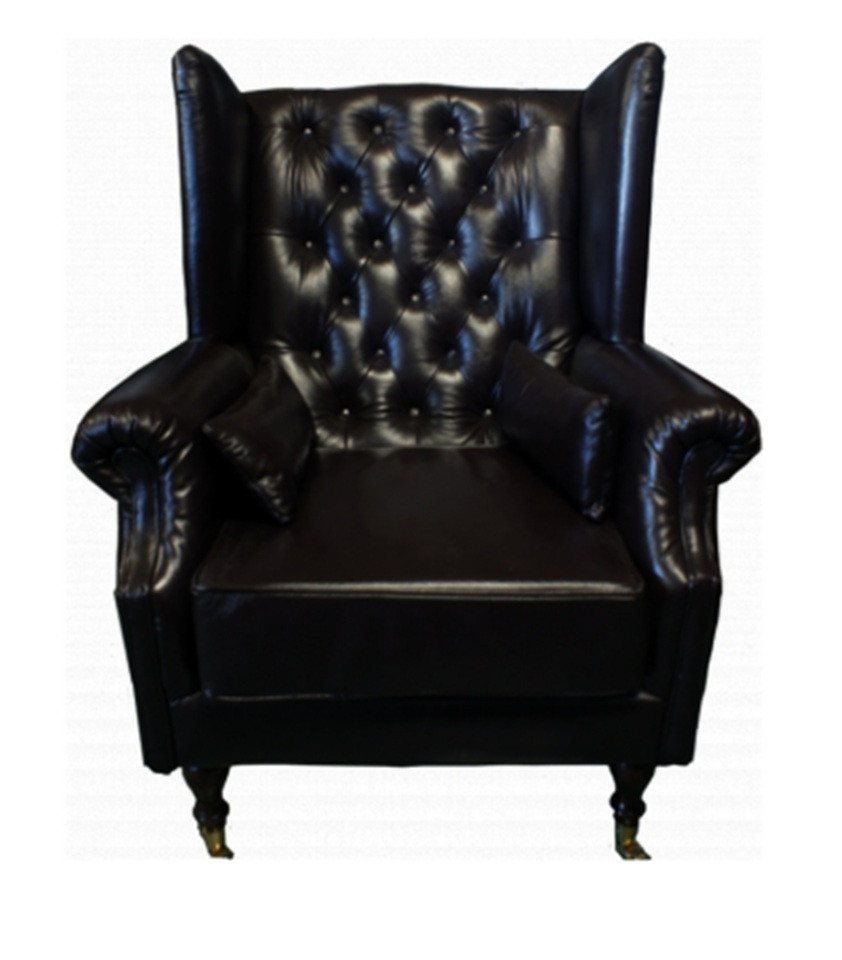 Xlmoebel Ohrensessel Chesterfield Polstersessel mit hoher Rückenlehne Fernsehsessel Couch (1-St., Chesterfield Sessel Ohrensessel), Hergestellt in Europa von Xlmoebel