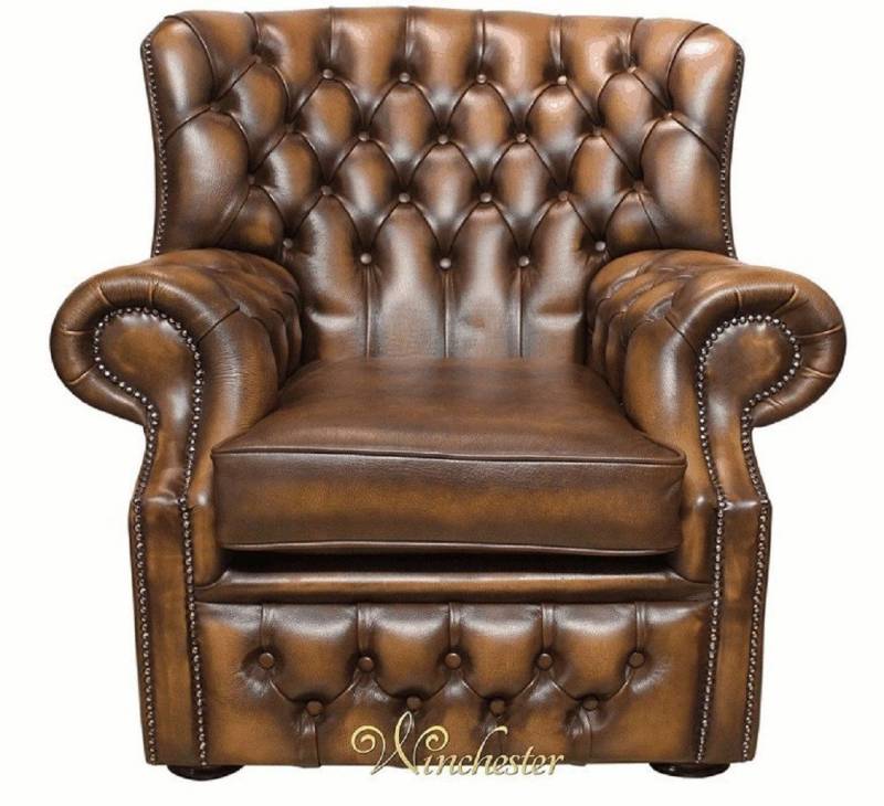 Xlmoebel Ohrensessel Einzelner Designer-Fernsehsessel aus braunem Samt Chesterfield-Stil (Ohrensessel (1 Sitzer), Hergestellt in Europa von Xlmoebel