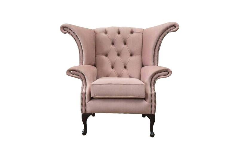 Xlmoebel Ohrensessel Ohrensessel Samt Chesterfield Textil Polster Möbel Sofa Design (Ohrensessel), Hergestellt in Europa von Xlmoebel