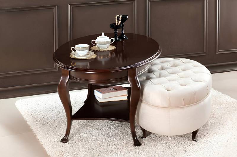 Xlmoebel Couchtisch Garnitur Verona mit Rundhocker Hocker aus Leder (Rundhocker Hocker Leder Ottomane mit Tisch Serviertisch - Verona), Hergestellt in Europa Xlmoebel Couchtisch Garnitur Verona mit Rundhocker Hocker aus Leder (Rundhocker Hocker Leder Ottomane mit Tisch Serviertisch - Verona), Hergestellt in Europa von Xlmoebel