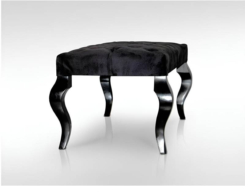 Xlmoebel Polsterhocker Neu MANCHESTER46 - Runder Sitzhocker Chesterfield-Stil mit Fußablage (HOCKER POLSTERHOCKER CHAISE DIVERSE FARBEN MANCHESTER 46), Hergestellt in Europa von Xlmoebel