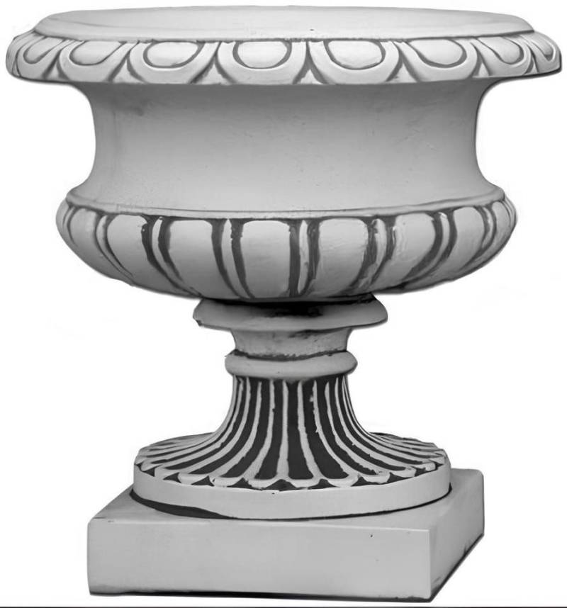 Xlmoebel Pflanzkübel Blumenkorb Blumen Vase Gefäß Garten Terrasse Dekoration Statue Figuren (Artikel s104008), Hergestellt in Europa von Xlmoebel