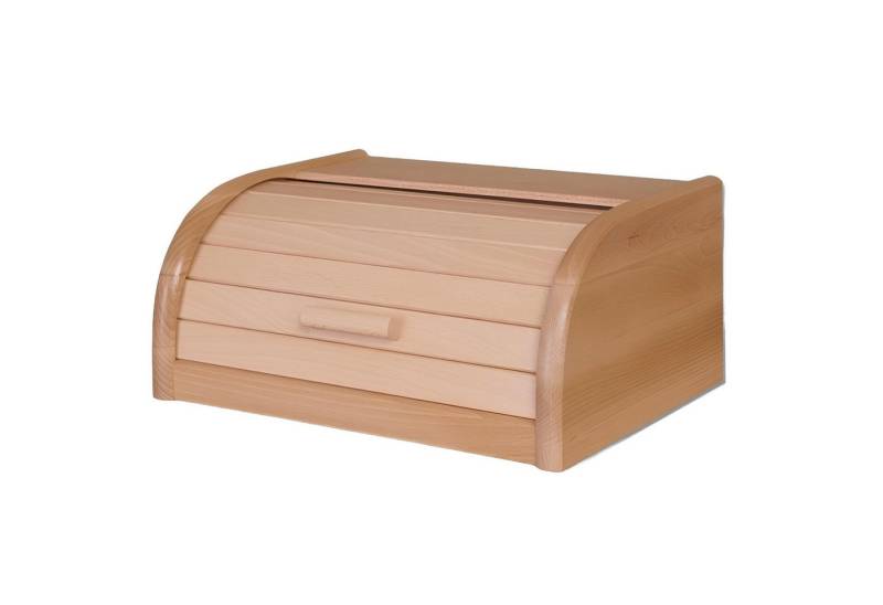 Xlmoebel Pflanzkübel Neuer Brotkasten aus Buchenholz 32 cm (Brot-Box), Hergestellt in Europa von Xlmoebel