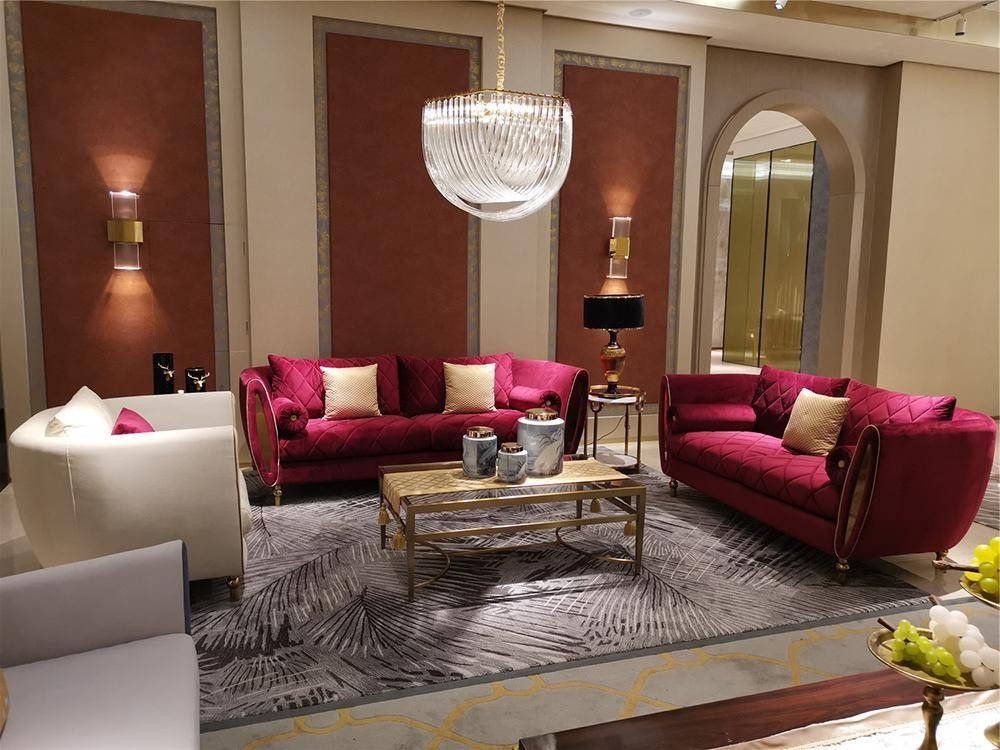 Xlmoebel Polstergarnitur 3-Sitzer, 2-Sitzer und 1-Sitzer Set mit modernem Design, (Sofagarnitur 3+2+1 Sitzer), Hergestellt in Europa von Xlmoebel
