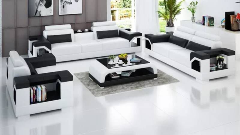 Xlmoebel Polstergarnitur 3-Sitzer-Sofaset im modernen Luxusdesign mit Polsterung - neuwertig, (Sofagarnitur 3+2+1 Sitzer), Hergestellt in Europa von Xlmoebel