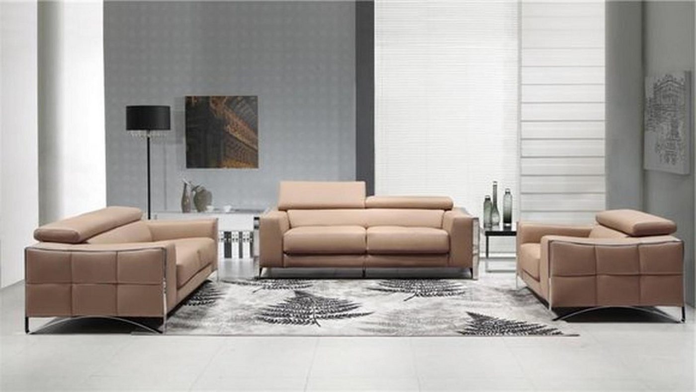 Xlmoebel Polstergarnitur Leder-Sofagarnitur 3+2 Sitze Polstersofa Set Couch, (3Sitzer + 2Sitzer 1504), Hergestellt in Europa von Xlmoebel