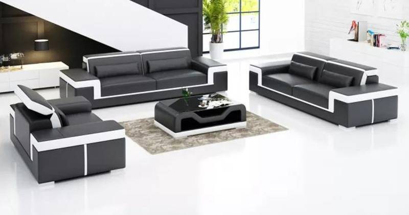 Xlmoebel Polstergarnitur Wohnlandschaft Sofa 3-Sitzer Ecksofa Polster Designer Garnitur, (Sofagarnitur 2+2+1 Sitzer), Hergestellt in Europa von Xlmoebel