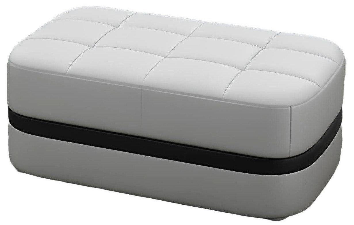 Xlmoebel Polsterhocker Gepolsterter Design-Hocker mit Ottomane und Sitzbank, Chaise-Element (Pufa FT001), Hergestellt in Europa von Xlmoebel