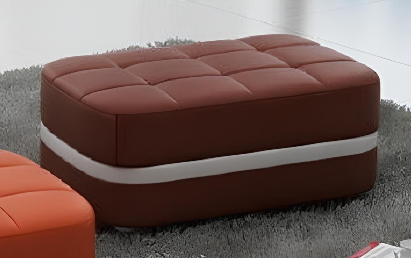 Xlmoebel Polsterhocker Gepolsterter Design-Hocker mit Ottomane und Sitzbank, Chaise-Element (Pufa FT001), Hergestellt in Europa von Xlmoebel