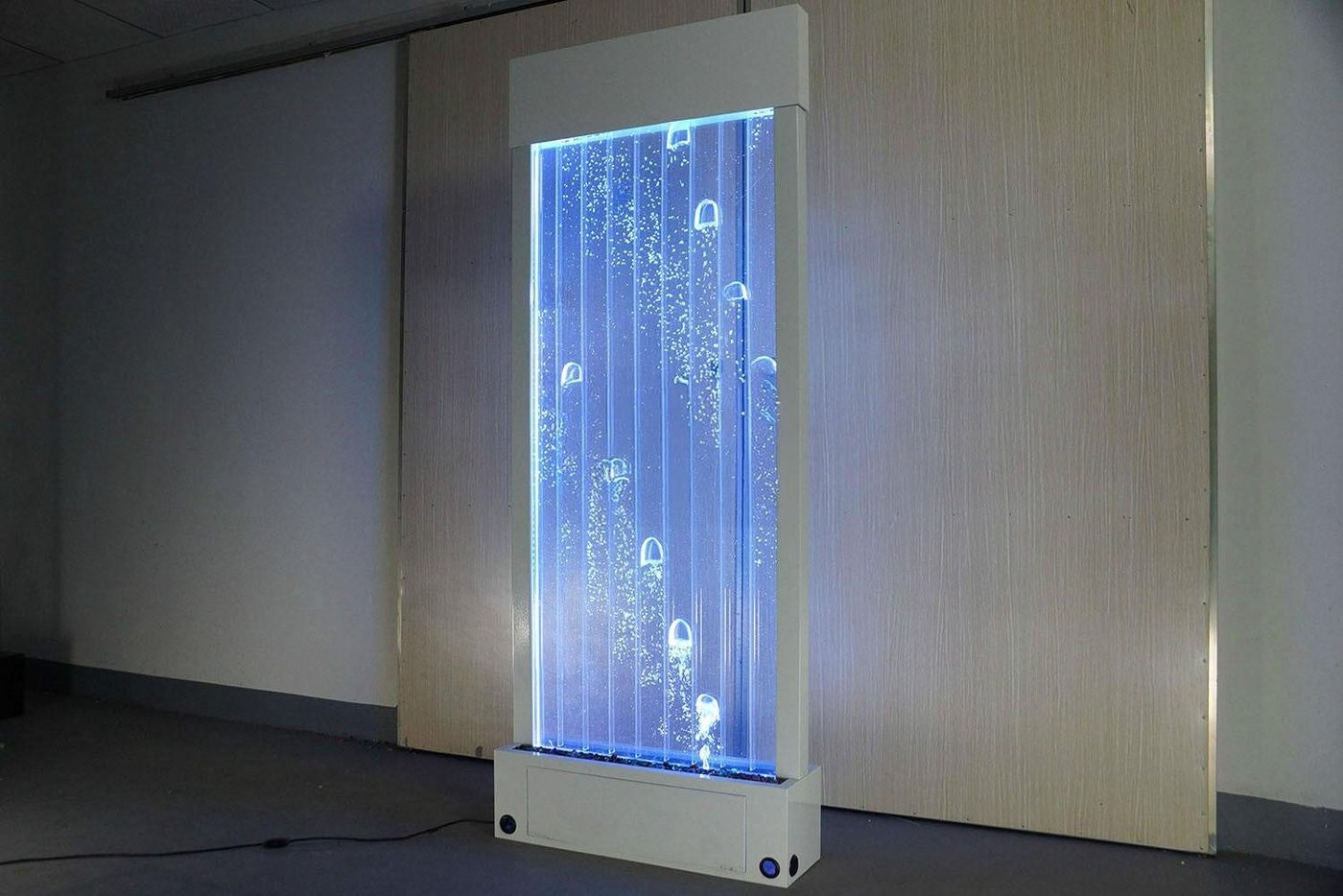 Xlmoebel Raumteiler LED Trennwand Wasserwand Regal Säule Schrank Waterwall SOFORT, Hergestellt in Europa von Xlmoebel
