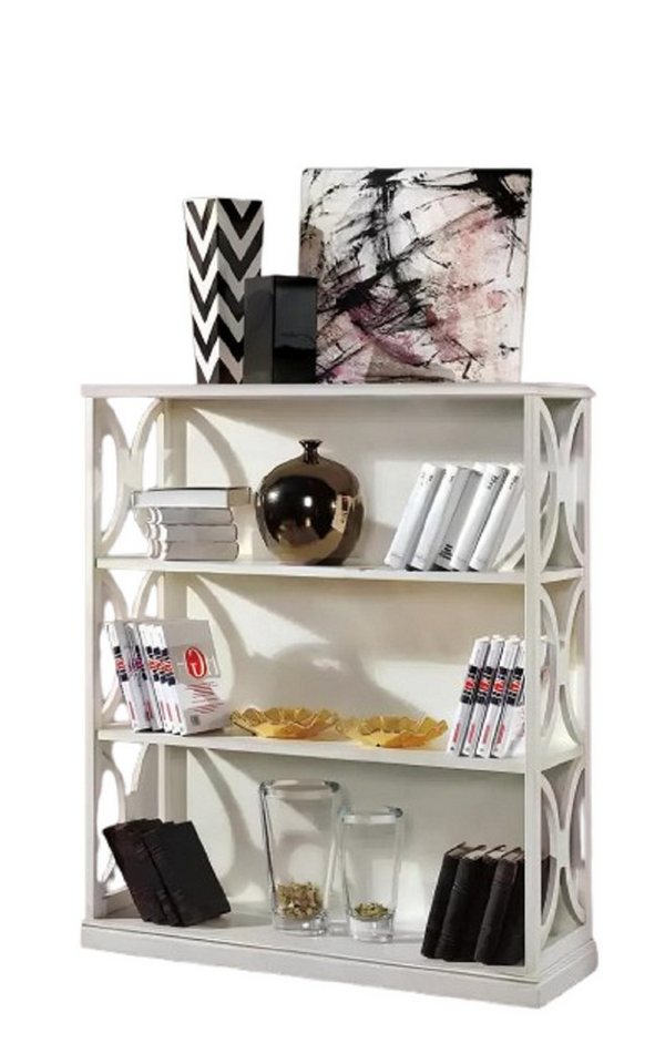 Xlmoebel Bücherregal Neues Regal aus Holz für das Wohnzimmer in klassischem Weiß, 1-tlg., Hergestellt in Europa Xlmoebel Bücherregal Neues Regal aus Holz für das Wohnzimmer in klassischem Weiß, 1-tlg., Hergestellt in Europa von Xlmoebel