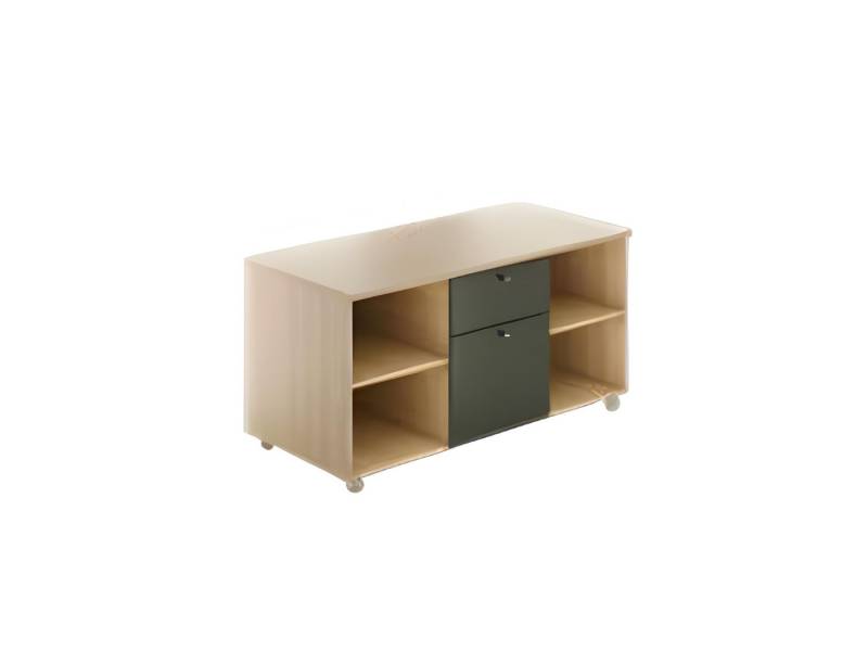 Xlmoebel Kombikommode Regalbox Rechteck Arbeitszimmer Chef Exklusiv Büro Geschäftsführer Neu (Kombikommode), Hergestellt in Europa von Xlmoebel