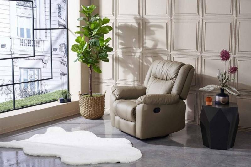 Xlmoebel Relaxsessel Bequemer Relaxsessel – 1-Sitzer mit Armlehnen im klassischen Design (Sessel), Hergestellt in Europa von Xlmoebel