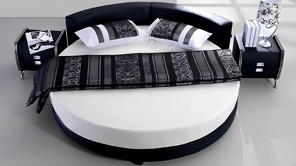 Xlmoebel Rundbett Neues Hotelmöbel mit luxuriösem gepolstertem runden bett (Bett), Hergestellt in Europa von Xlmoebel