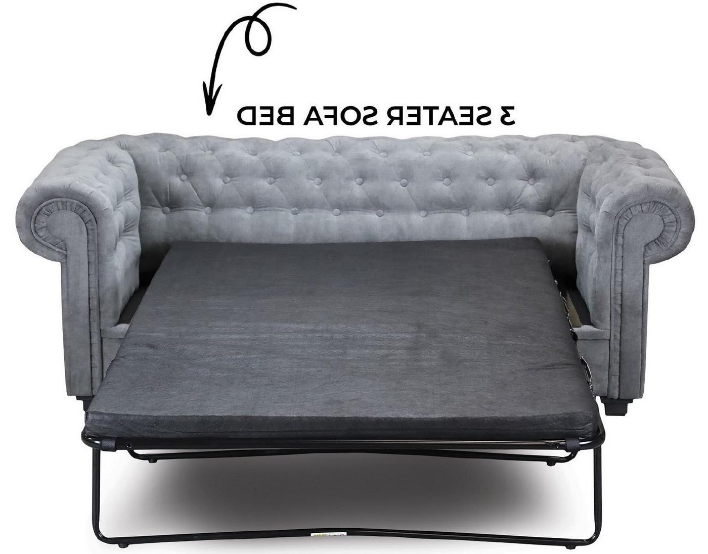 Xlmoebel Schlafsofa Bengalisches Klappbett Couch mit Schlafsofa-Funktion, Hergestellt in Europa von Xlmoebel